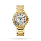 Ballon Bleu de Cartier 33 | 33mm, 18K Yellow Gold, Silver Dial, Yellow Bezel