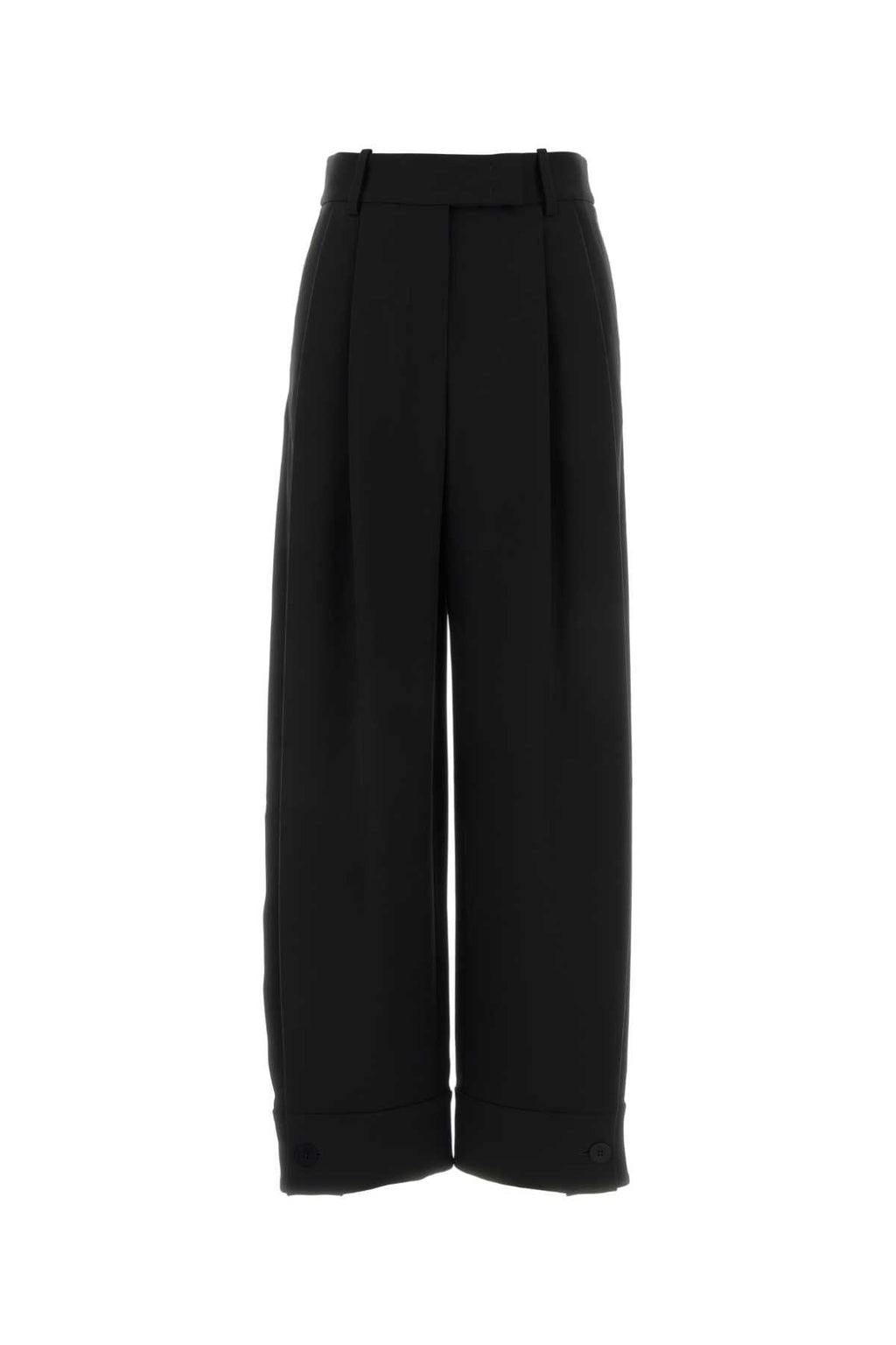 Giorgio Armani Women Black Crepe Wide-Leg Pant