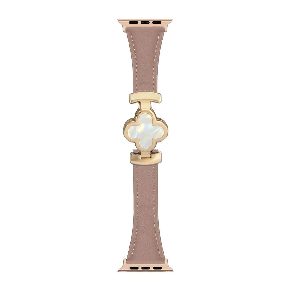 Lucky Flower Leather Strap For Apple Watch