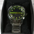 Armani Exchange Hampton AX2407 Men's Watch – Sleek Black Dial with Black Stainless Steel Bracelet