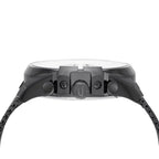 Diesel DZ4527 Mega Chief Chronograph Men's Watch – Black Dial & Black Mesh Strap
