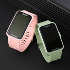 skmei-1873-pu-strap-waterproof-led-electronic-watchlight-green