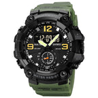 skmei-1965-stainless-steel-buckle-pu-strap-waterproof-electronic-watcharmy-green