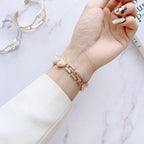 Metal Bracelet Watch Band For Apple Watch Series 8&7 45mm / SE 2&6&SE&5&4 44mm / 3&2&1 42mm(Butterfly Black Rose)