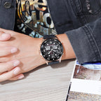 skmei-1538-multi-function-time-large-dial-steel-belt-men-casual-sports-electronic-watchrose-gold-silicone-belt