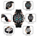 skmei-1538-multi-function-time-large-dial-steel-belt-men-casual-sports-electronic-watchrose-gold-silicone-belt