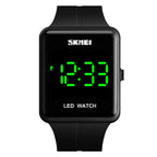 skmei-1541-fashion-led-watch-square-couple-model-waterproof-electronic-watch-silicone-watchblack