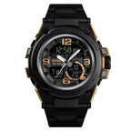 SKMEI 1452 Outdoor Sports Electronic Watch Multifunctional Waterproof Watch(Golden)