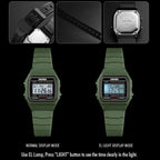 SKMEI 1460 Children Luminous Multifunctional Waterproof Thin Sports Watch(Black)