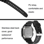 SKMEI 1998 Transparent Shell Ice Sensor Outdoor Sports Waterproof Multi-function Watch(Black)