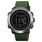 skmei-1416-multifunctional-outdoor-fashion-noctilucent-waterproof-steel-ring-digital-watch-army-green