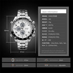 skmei-1302-fashion-men-leisure-wrist-watch-multifunctional-dual-time-sports-digital-watch-with-stainless-steel-watchband-30m-waterproof-silver-black