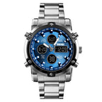 skmei-1389-multifunctional-men-business-digital-watch-30m-waterproof-large-dial-wrist-watch-with-stainless-steel-watchband-blue