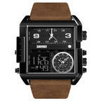 skmei-1391-multifunctional-men-business-digital-watch-30m-waterproof-square-dial-wrist-watch-with-leather-watchbandblack-coffee