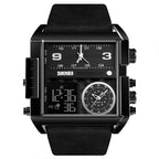 skmei-1391-multifunctional-men-business-digital-watch-30m-waterproof-square-dial-wrist-watch-with-leather-watchbandblack