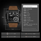 skmei-1391-multifunctional-men-business-digital-watch-30m-waterproof-square-dial-wrist-watch-with-leather-watchbandgold