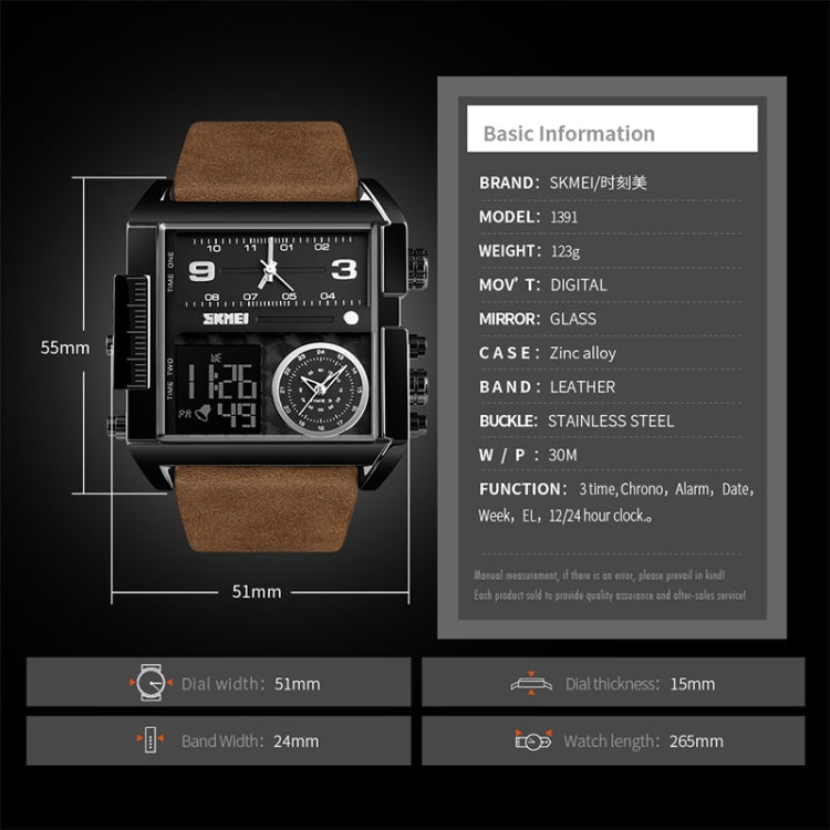 skmei-1391-multifunctional-men-business-digital-watch-30m-waterproof-square-dial-wrist-watch-with-leather-watchbandsilver-black