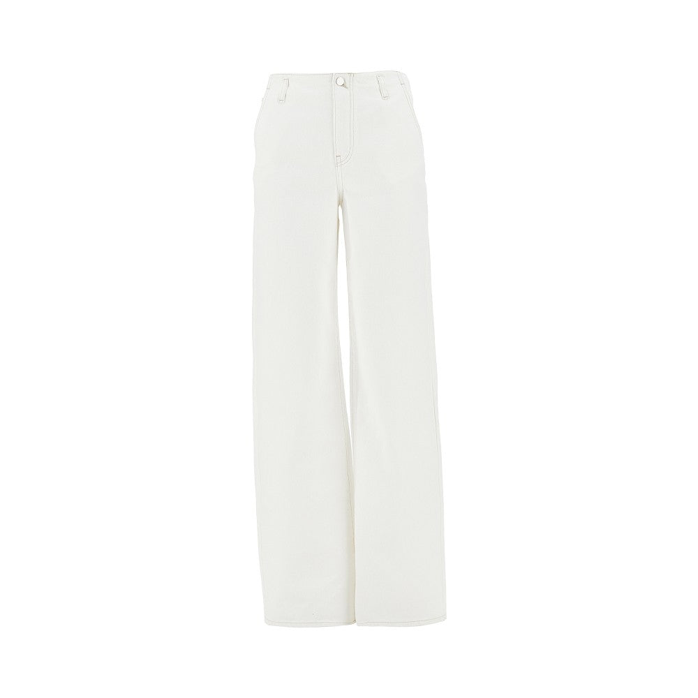 Emporio Armani Cotton Drill J2H Pants White