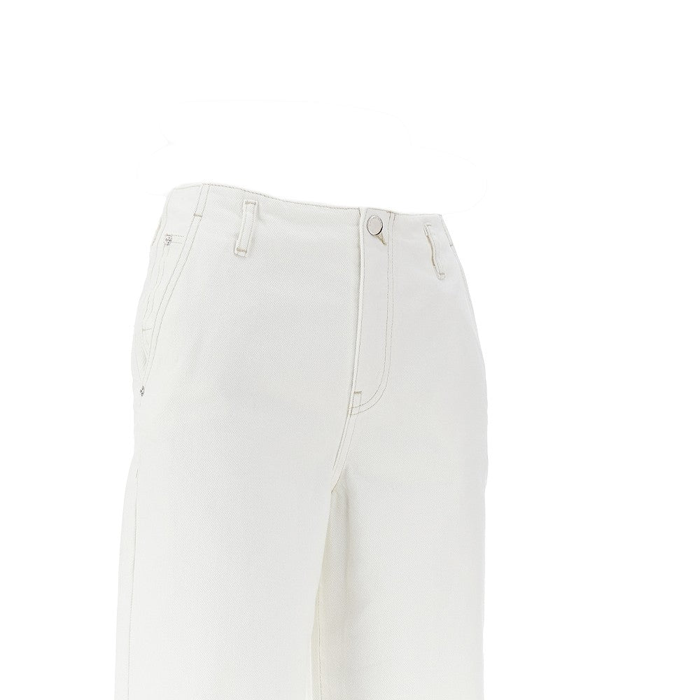Emporio Armani Cotton Drill J2H Pants White