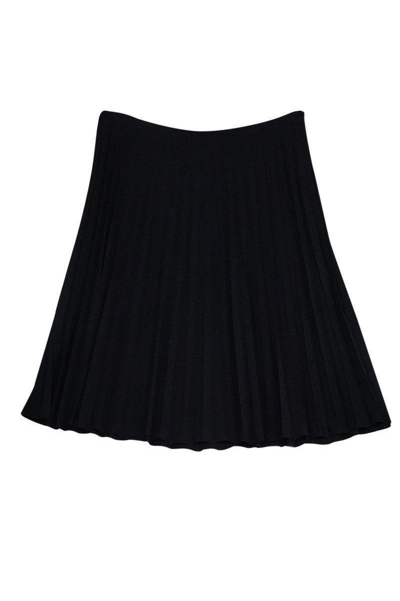 Armani Collezioni - Black Pleated Skirt Sz 8