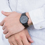 Armani Exchange Cayde AX2701 Men's Analog Watch – Black Dial with Black Stainless Steel Strap