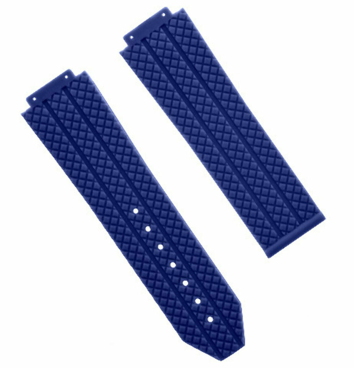 24-25MM RUBBER WATCH STRAP BAND FOR HUBLOT FUSION BIG BANG 44-44.5-45MM CERAMIC