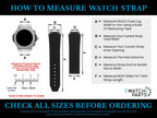 28MM RUBBER STRAP BAND FOR H HUBLOT 48MM BIG BANG KING POWER CERAMIC WATCH BLACK