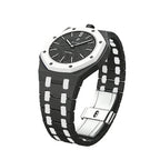 Ceramic Watch Strap Band with Ceramic Case Mod Kit For Swatch X AP Royal Pop