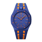 Ceramic Watch Strap Band with Ceramic Case Mod Kit For Swatch X AP Royal Pop