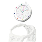 Ceramic Watch Strap Band with Ceramic Case Mod Kit For Swatch X AP Royal Pop