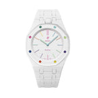 Ceramic Watch Strap Band with Ceramic Case Mod Kit For Swatch X AP Royal Pop
